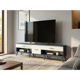 Dienni Arges Tv Ünitesi 3 Çekmeceli 220X30x51 Antrasit-Antrasit/Aytaşı