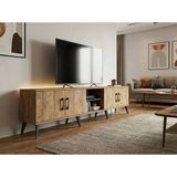 Dienni Arges Tv Ünitesi 3 Raflı 4 Kapaklı 220X30x51 Çam-Çam/Antrasit