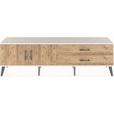 Dienni Arges Tv Ünitesi Tek Raflı 2 Çekmeceli 2 Kapaklı 176X30X51 Aytaşı-Çam/çam