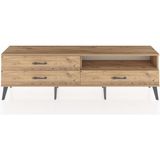 Dienni Arges Tv Ünitesi Tek Raflı 3 Çekmeceli 176X30X51 Çam-Çam/çam