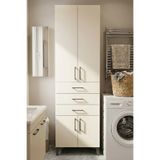 Dienni Hyperion Çok Amaçlı Dolap 3 Çekmeceli 4 Kapaklı Banyo Ofis Mutfak Dolabı 60x44x243 Aytaşı-Aytaşı
