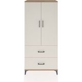 Dienni Hyperion Dolap 2 Raflı 2 Çekmeceli 2 Kapaklı 88X44X195 Çam-Aytaşı - Atlas Çam