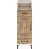 Dienni Hyperion Dolap 2 Raflı 4 Çekmeceli 1 Kapaklı 44 x 44 x 134 cm Aytaşı - Çam