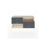 Dienni Hyperion Konsol 1 Raflı 4 Çekmeceli 176 x 44 x 99 cm Antrasit - Çam - Aytaşı