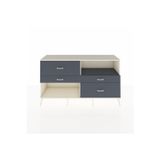 Dienni Hyperion Konsol 1 Raflı 4 Çekmeceli 176 x 44 x 99 cm Aytaşı - Antrasit