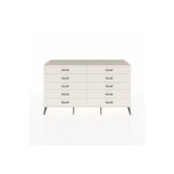 Dienni Hyperion Konsol 10 Çekmeceli 176 x 44 x 99 cm Aytaşı - Antrasit