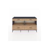 Dienni Hyperion Konsol 2 Raflı 4 Çekmeceli 176 x 44 x 99 cm Çam - Antrasit