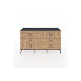 Dienni Hyperion Konsol 2 Raflı 4 Çekmeceli 4 Kapaklı 176 x 44 x 99 cm Çam - Antrasit