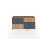 Dienni Hyperion Konsol 2 Raflı 6 Çekmeceli 4 Kapaklı 176x44x99 Çam-Çam/Antrasit