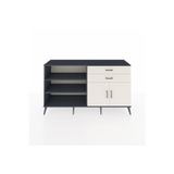Dienni Hyperion Konsol 3 Raflı 2 Çekmeceli 2 Kapaklı 176 x 44 x 99 cm Aytaşı - Antrasit