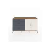 Dienni Hyperion Konsol 3 Raflı 2 Çekmeceli 2 Kapaklı 176 x 44 x 99 cm Çam - Antrasit - Aytaşı