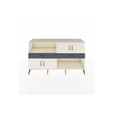Dienni Hyperion Konsol 3 Raflı 2 Çekmeceli 4 Kapaklı 176 x 44 x 99 cm Aytaşı - Aytaşı - Antrasit