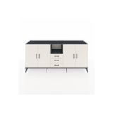 Dienni Hyperion Konsol 3 Raflı 3 Çekmeceli 4 Kapaklı 220 x 44 x 99 cm Aytaşı - Antrasit
