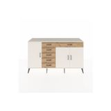 Dienni Hyperion Konsol 3 Raflı 6 Çekmeceli 3 Kapaklı 176 x 44 x 99 cm Aytaşı - Aytaşı - Çam