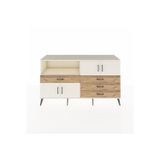 Dienni Hyperion Konsol 4 Raflı 5 Çekmeceli 2 Kapaklı 176x44x99 Aytaşı-Aytaşı/Çam