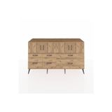 Dienni Hyperion Konsol 4 Raflı 6 Çekmeceli 4 Kapaklı 176 x 44 x 99 cm Çam - Çam