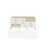 Dienni Hyperion Konsol 5 Raflı 3 Çekmeceli 4 Kapaklı 220 x 44 x 99 cm Aytaşı - Aytaşı