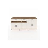 Dienni Hyperion Konsol 5 Raflı 3 Çekmeceli 5 Kapaklı 220 x 44 x 99 cm Aytaşı - Çam