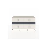 Dienni Hyperion Konsol 6 Raflı 3 Çekmeceli 4 Kapaklı 176 x 44 x 99 cm Aytaşı - Aytaşı - Antrasit