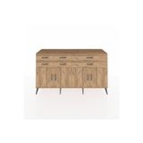 Dienni Hyperion Konsol 6 Raflı 3 Çekmeceli 4 Kapaklı 176 x 44 x 99 cm Çam - Çam