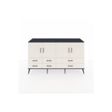 Dienni Hyperion Konsol 6 Raflı 6 Çekmeceli 4 Kapaklı 176 x 44 x 99 cm Antrasit - Aytaşı
