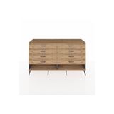 Dienni Hyperion Konsol 8 Çekmeceli 176 x 44 x 99 cm Çam - Antrasit