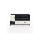 Dienni Hyperion Konsol 8 Raflı 2 Çekmeceli 1 Kapaklı 176 x 44 x 99 cm Aytaşı - Antrasit