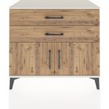 Dienni Hyperion Şifonyer 2 Çekmeceli 2 Kapaklı 88X44X80 Aytaşı-Çam