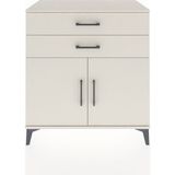 Dienni Hyperion Şifonyer 2 Çekmeceli 2 Kapaklı 88X44X96 Aytaşı-Aytaşı