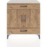 Dienni Hyperion Şifonyer 2 Çekmeceli 2 Kapaklı 88X44X96 Aytaşı-Çam