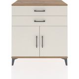 Dienni Hyperion Şifonyer 2 Çekmeceli 2 Kapaklı 88X44X96 Çam-Aytaşı - Atlas Çam
