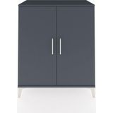 Dienni Hyperion Şifonyer 2 Kapaklı 88X44X106 Antrasit-Antrasit