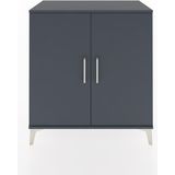 Dienni Hyperion Şifonyer 2 Kapaklı 88X44X96 Antrasit-Antrasit