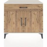 Dienni Hyperion Şifonyer Tek Çekmeceli 2 Kapaklı 88X44X80 Aytaşı-Çam