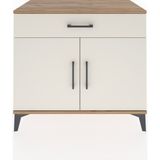 Dienni Hyperion Şifonyer Tek Çekmeceli 2 Kapaklı 88X44X80 Çam-Aytaşı - Atlas Çam