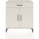Dienni Hyperion Şifonyer Tek Çekmeceli 2 Kapaklı 88X44X96 Aytaşı-Aytaşı