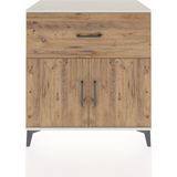 Dienni Hyperion Şifonyer Tek Çekmeceli 2 Kapaklı 88X44X96 Aytaşı-Çam