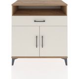 Dienni Hyperion Şifonyer Tek Çekmeceli 2 Kapaklı 88X44X96 Çam-Aytaşı - Atlas Çam