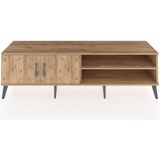 Dienni Hyperion Tv Ünitesi 2 Raflı 2 Kapaklı 176X44X51 Çam-Çam/çam