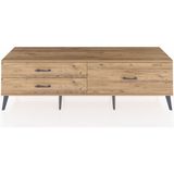 Dienni Hyperion Tv Ünitesi 3 Çekmeceli 176X44X51 Çam-Çam/antrasit