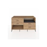 Dienni Kronos Konsol 1 Raflı 4 Çekmeceli 176 x 59 x 99 cm Çam - Antrasit - Çam