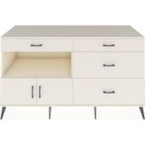 Dienni Kronos Konsol 1 Raflı 4 Çekmeceli 2 Kapaklı 176 x 59 x 99 cm Aytaşı - Aytaşı