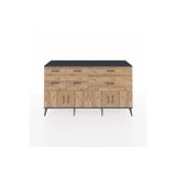 Dienni Kronos Konsol 1 Raflı 6 Çekmeceli 4 Kapaklı 176 x 59 x 99 cm Çam - Antrasit