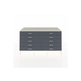 Dienni Kronos Konsol 10 Çekmeceli 176 x 59 x 99 cm Çam - Aytaşı - Antrasit