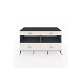 Dienni Kronos Konsol 2 Raflı 4 Çekmeceli 176 x 59 x 99 cm Antrasit - Antrasit - Aytaşı
