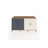 Dienni Kronos Konsol 2 Raflı 5 Çekmeceli 2 Kapaklı 176 x 59 x 99 cm Antrasit - Çam - Aytaşı