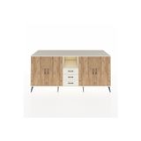 Dienni Kronos Konsol 3 Raflı 3 Çekmeceli 4 Kapaklı 220 x 59 x 99 cm Aytaşı - Aytaşı - Çam