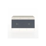 Dienni Kronos Konsol 3 Raflı 4 Çekmeceli 4 Kapaklı 176 x 59 x 99 cm Aytaşı - Aytaşı - Antrasit