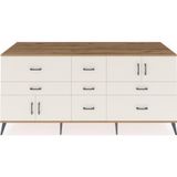 Dienni Kronos Konsol 3 Raflı 7 Çekmeceli 4 Kapaklı 220x59x99 Çam-Aytaşı/Aytaşı