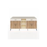 Dienni Kronos Konsol 4 Raflı 2 Çekmeceli 4 Kapaklı 220 x 59 x 99 cm Aytaşı - Çam - Aytaşı